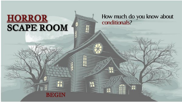 HORROR SCAPE ROOM | Genially