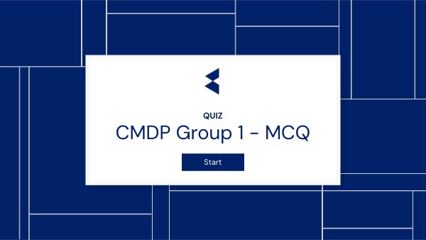 CMDP Group 1 - MCQ | Genially