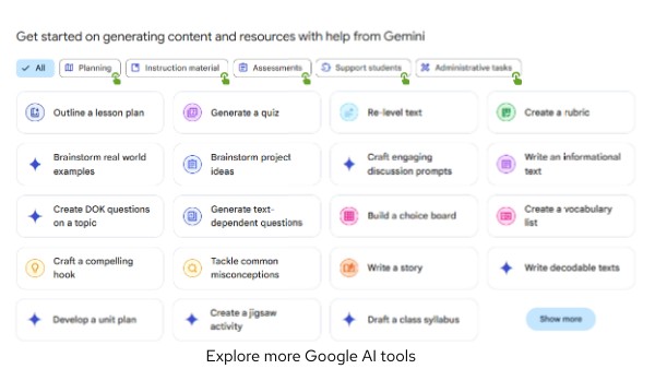 Gemini Google Classroom | Genially
