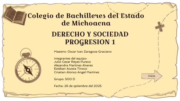derecho y sociedad PROGRESION 1 | Genially