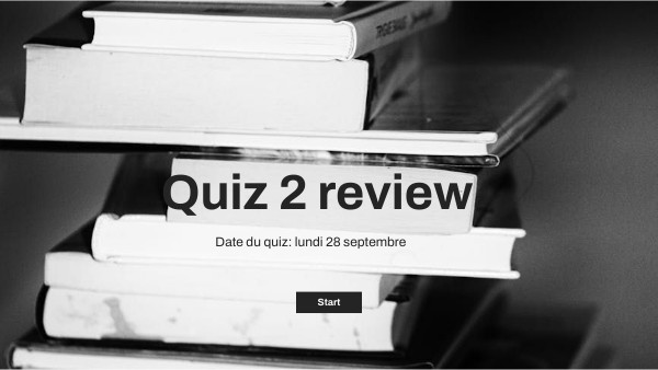 Quiz 2 review | Genially