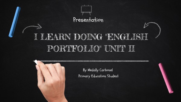 I learn doing "English Portfolio" Unit II | Genially