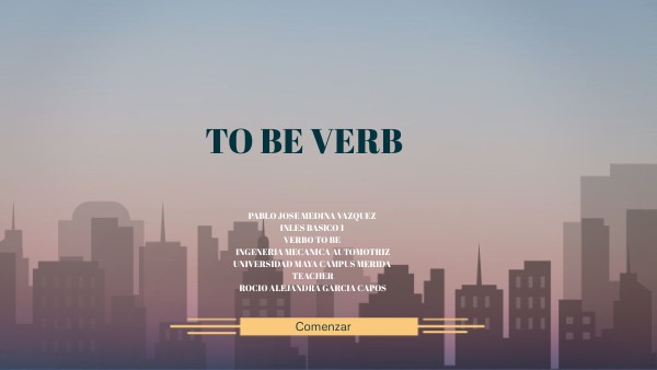 to be verb | Genially