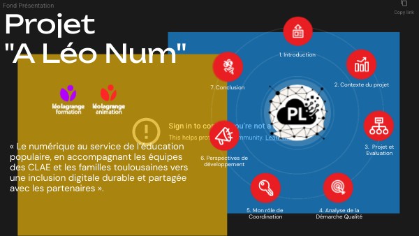 Projet "A Léo Num" | Genially