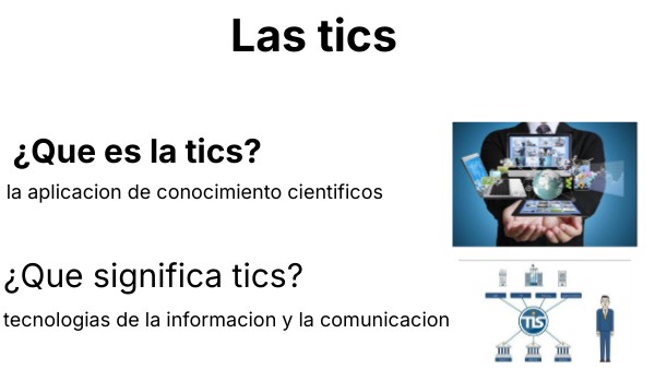 Las tics | Genially
