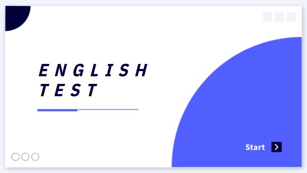 english test | Genially