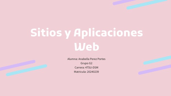 Sitios y Aplicaciones Web | Genially