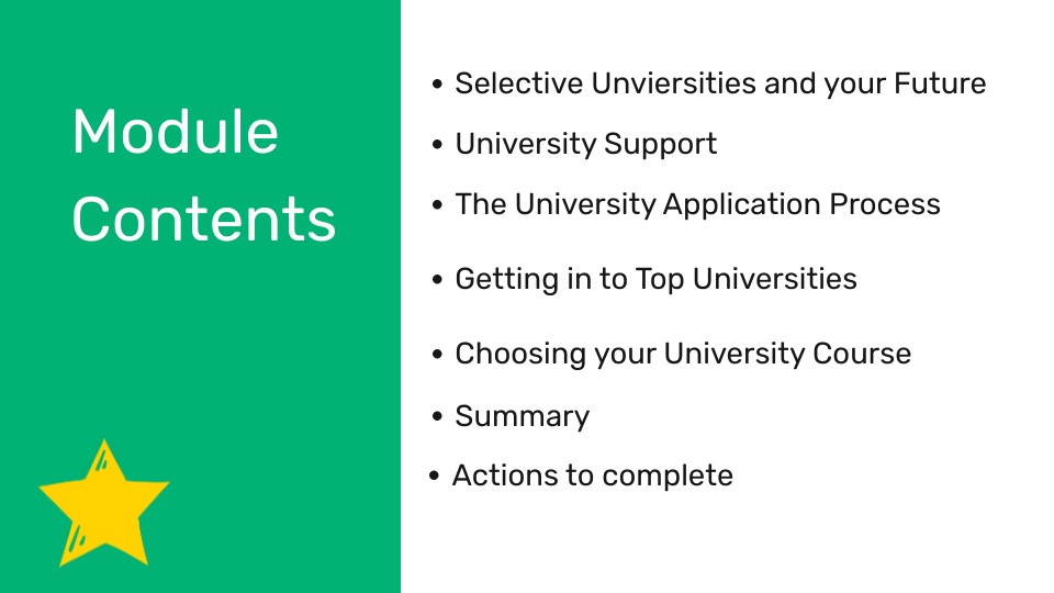 Selective Universities | Genially