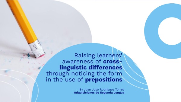 Raising learners’ awareness of cross-linguistic differences through ...