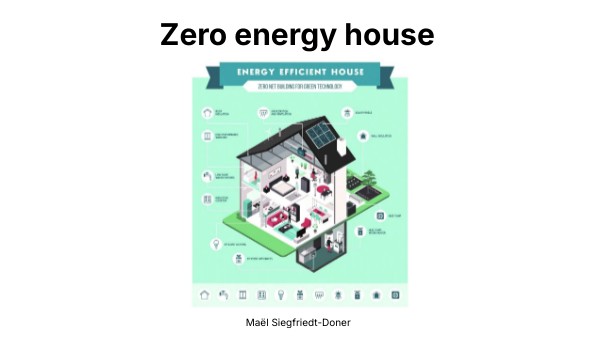 Zero energy house | Genially