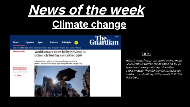News of the week | Genially