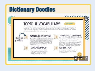 Gr3 SS T11 L1 Dictionary Doodles | Genially