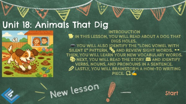 Unit 18: Animals That Dig | Genially