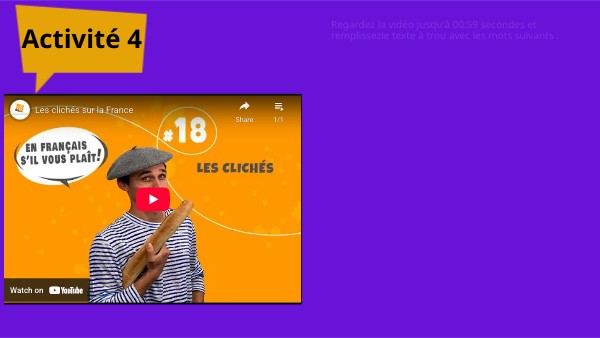 Activité 4 | Genially