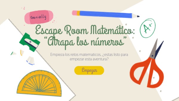 Escape Room Matemático: “Atrapa los números”