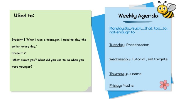 Weekly Agenda | Genially