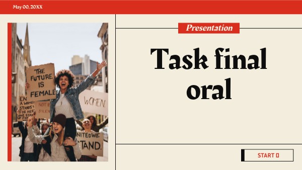 Task final oral | Genially