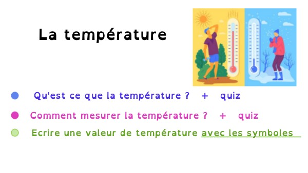 La température | Genially