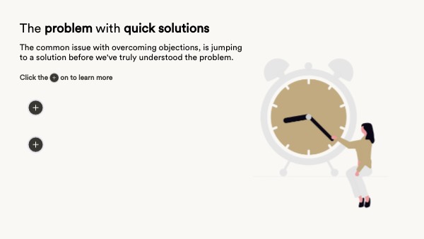 The problem with quick solutions | Genially