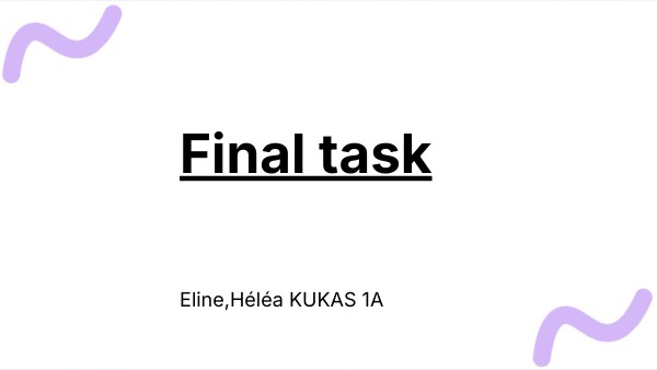 Final task | Genially