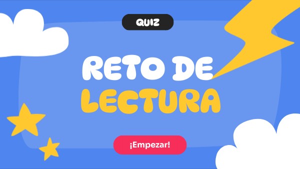 reto de lectura | Genially