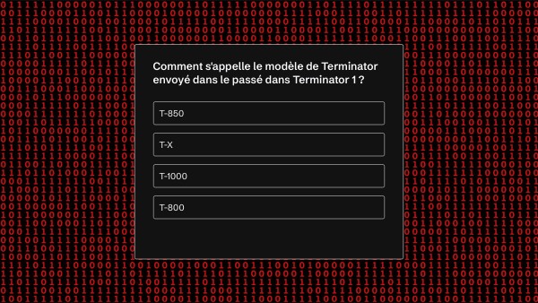 Skynet question 1 | Genially