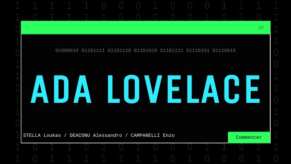 ADA LOVELACE | Genially