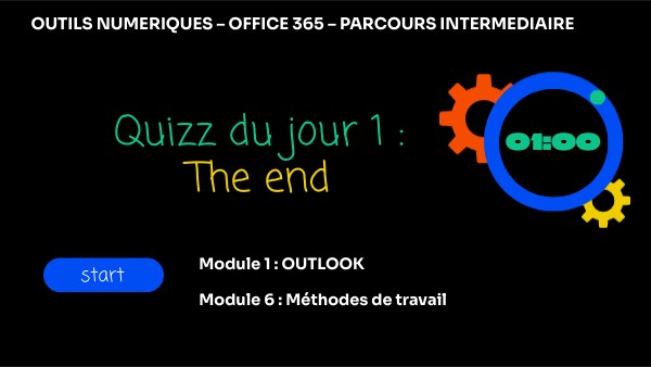 Quizz du jour 1 : The end | Genially