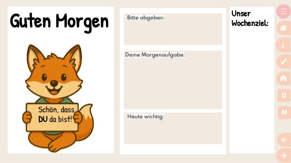 Guten Morgen Folie