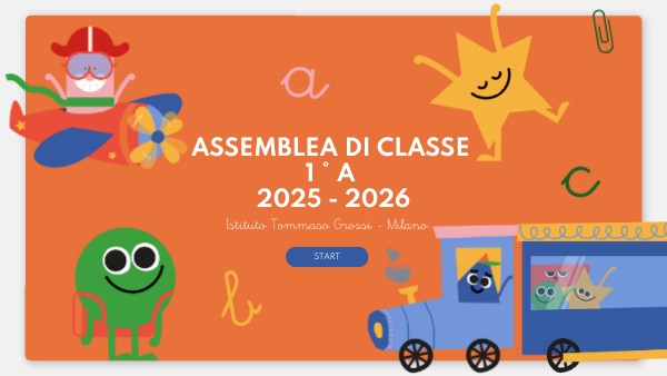 assemblea di classe 1 ° A 2025 - 2026