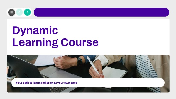 Dynamic Learning Course | Genially