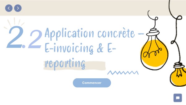 2.2 - Application e-invoicing et e-reporting | Genially