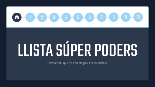 llista súper poders | Genially