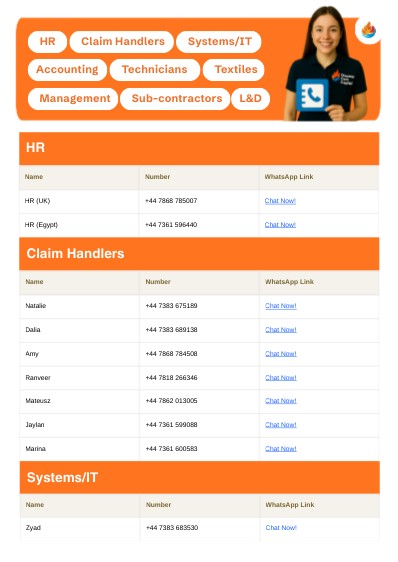 Company Contact Information | Genially