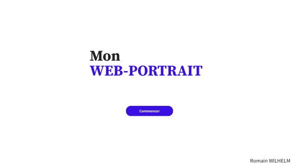 Mon WEB-PORTRAIT | Genially