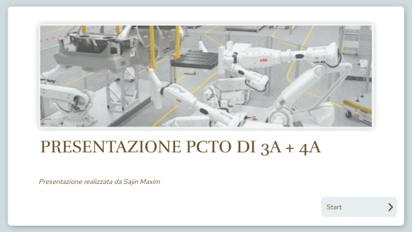 Presentazione PCTO di 3a e 4a | Genially