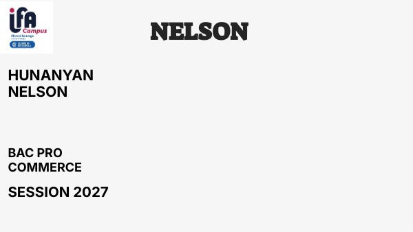 NELSON | Genially