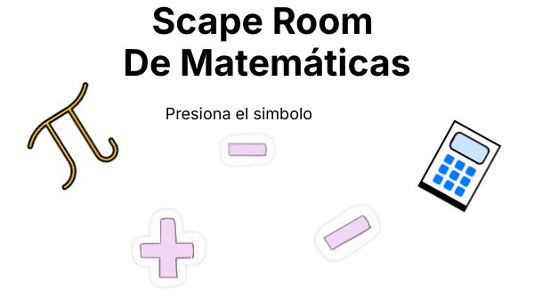 Scape Room De Matemáticas