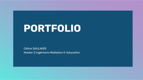 PORTFOLIO | Genially