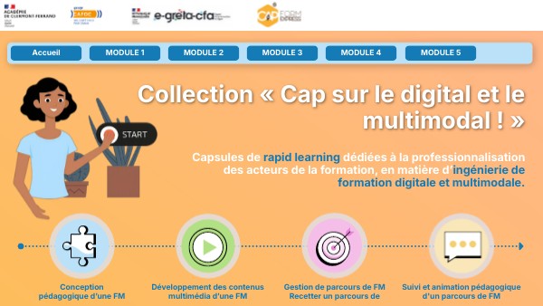 Collection « Cap sur le digital et le multimodal ! » | Genially