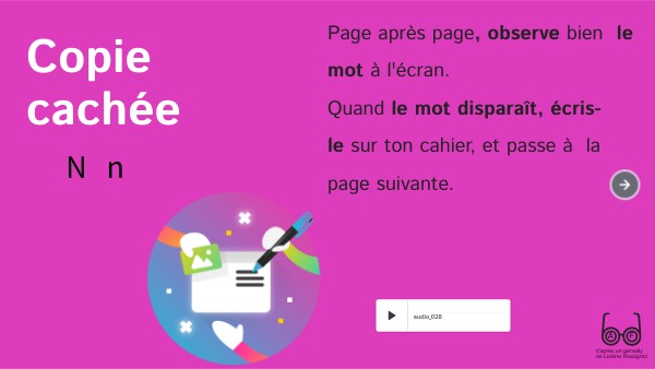 Copie cachée AN an | Genially