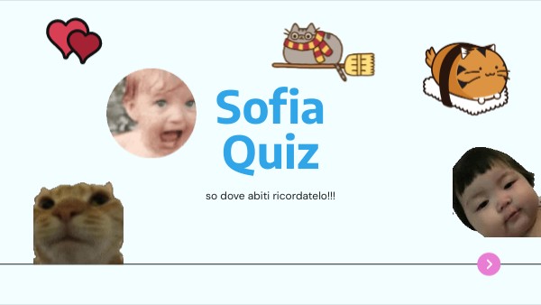 Sofia Quiz | Genially