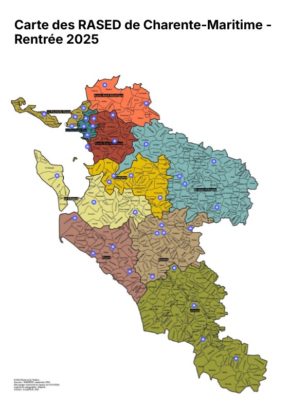 RASED de Charente-Maritime à la rentrée 2025 | Genially