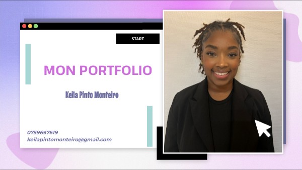 Découvrez mon parcours a travers mon portfolio | Genially