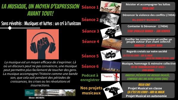 Sons révoltés- « Musique et luttes : un cri à l’unisson » 2025-2026 ...
