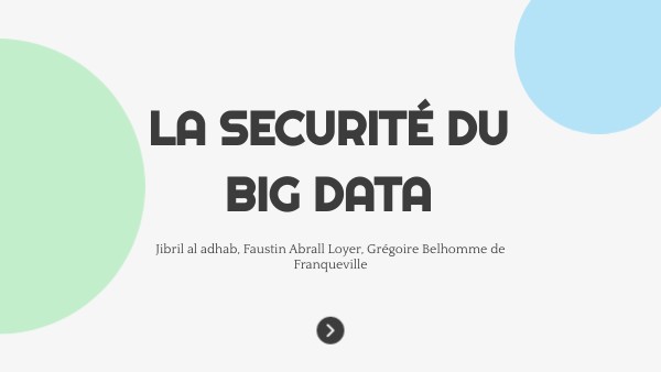 la securité du big data | Genially