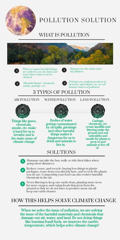 POLLUTION Solution | Genially