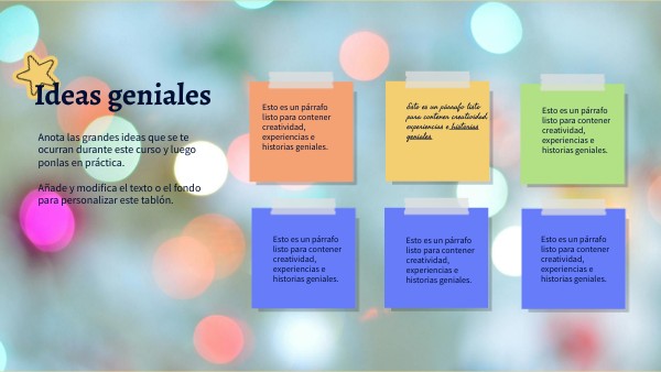 Ideas geniales | Genially