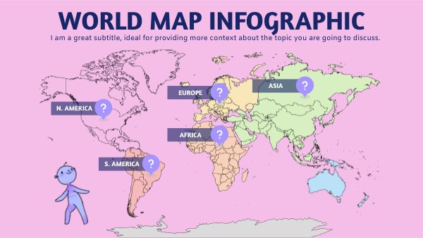 World map infographic | Genially