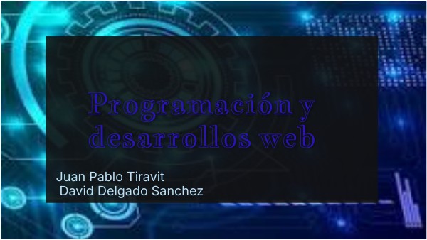 Programación y desarrollos web | Genially